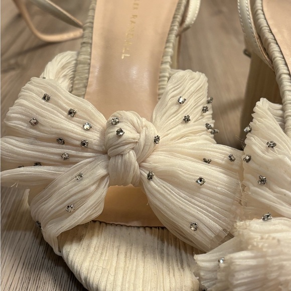 Loeffler Randall Camellia Pleated Bow Heel - Picture 4 of 8